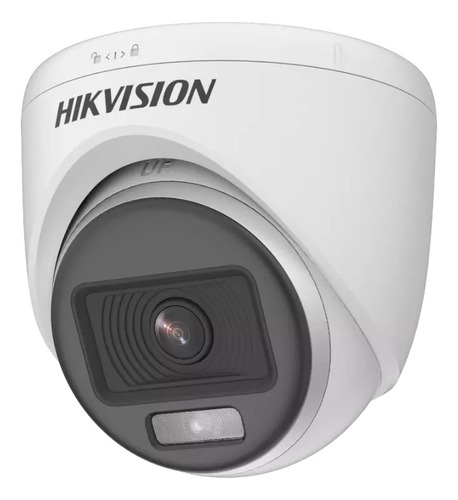 Cámara Turbo Domo Colorvu Hikvision 2mp (1080p), Luz Blanca