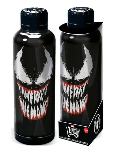Botella Térmica Marvel Venom 515ml Stainless Steel Color Negro