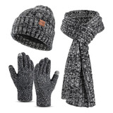 Nihay Bufanda Gorro Guantes For Hombre Y Mujer Invierno