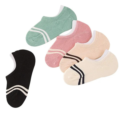 10 Pares Calcetines De Mujer Tines Dama Calcetas De Colores | MercadoLibre