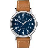 Reloj Hombre Timex Correa De Piel 40 Mm Wr 30m Tw2r425009j