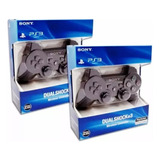 Combo De 2 Joystick Sony Ps3 Bluetooth Inalám Envio Gratis