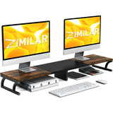 Soporte De Monitor Doble, Soporte De Monitor Grande Esc...