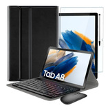 Case Teclado Abnt2 Pelíc. Canet Mous Galaxy Tab A8 X200 X205