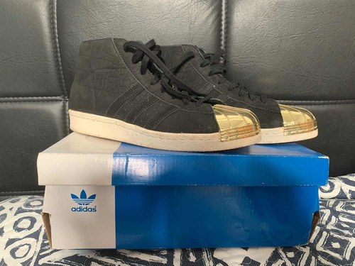 Zapatillas adidas Original Superstar Promodel Metal Toe Oro