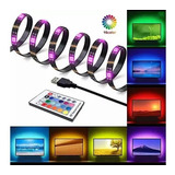 Multi Color Rgb Led Cadena De Luces Para Tv 5050 Usb
