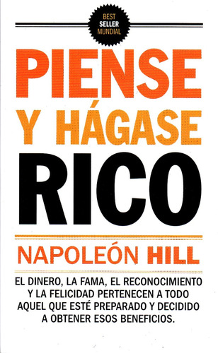 Piense Y Hágase Rico, De Napoleon Hill. Editorial Biblok En Español, 2018