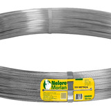 Arame Liso Nelore Ovalado Cerca Galvanizado 2,4x3,0mm 500m 