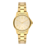 Relógio Technos Dourado Feminino Boutique Pequeno  2035mtp1x