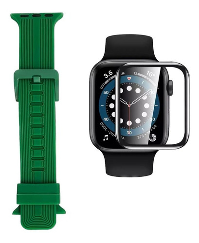 Pulso Correa Silicona Applewatch+ Protector Pantalla Premium