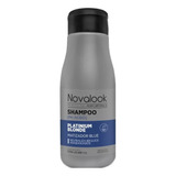 Shampoo Matizador Azul Platinium Blonde Novalook 375ml