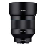 Lente Rokinon Io85af-e 85 Mm F1.4 Para Sony E-mount