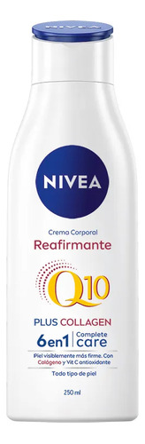 Nivea Crema Reafirmante Corporal Q10 Plus Colagen 250ml/253g