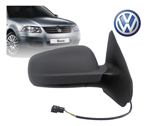 Retrovisor Elctrico Derecho Para Volkswagen Bora 2003 Foto 2