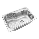 Bacha Cocina Johnson Simple Luxor Compact Si71 + Secaplatos