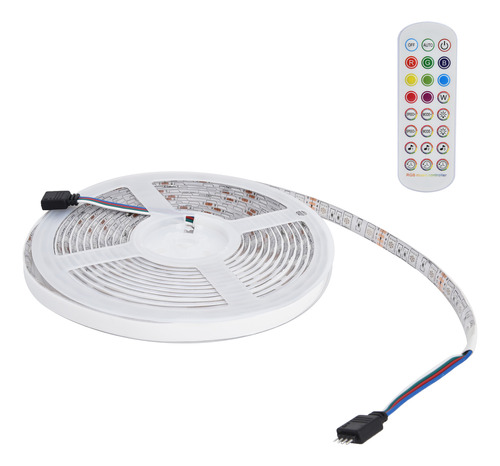 Kit De Tiras De Luz Led De 16.4 Pies 5050 300 Leds Rgb Wifi