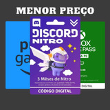 Discord Nitro Gaming - 3 Meses | Contas Novas |