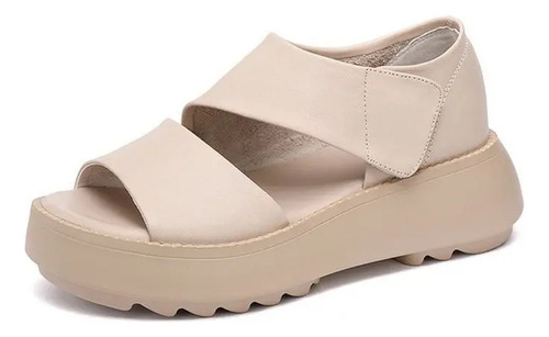 A Zapatos Sandalias Ortopédica Casuales De Suela Gruesa