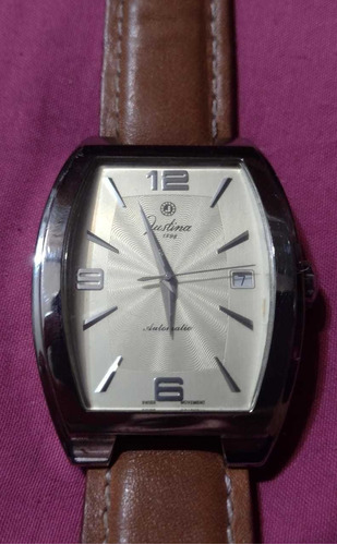 Reloj Justina Suizo Original Impecable 6216-2824