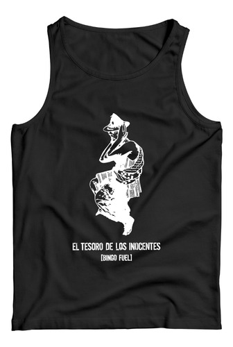 Musculosa Negra Algodon Rock Nacional Todas Las Bandas 