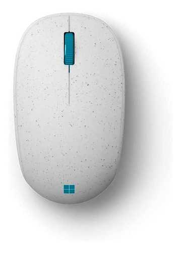 Mouse Microsoft Ocean Plastic I38-00019 Branco Pontilhado