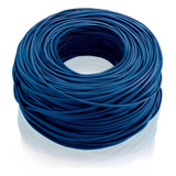 Cabo De Rede 4 Pares Cat5e Azul 100 Mts Cftv Net Rolo Ed234