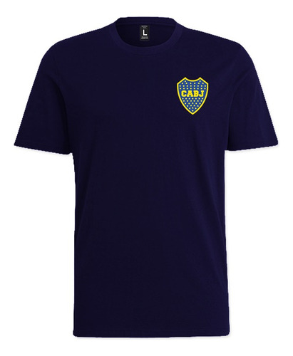 Camiseta Boca Junior Algodon Remera Adulto Niños