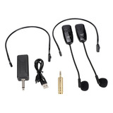 Fone Sem Fio Uhf Profissional Head Wear Mic 1 A 2 Para