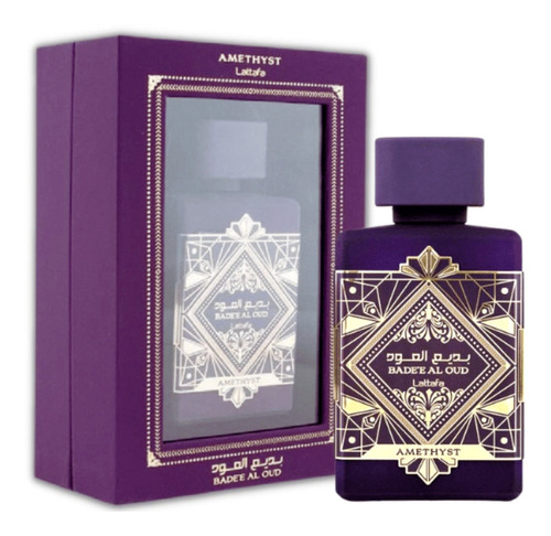 Perfume Amethyst Bade'e Al Oud Lattafa Edp 100ml Original + Amostra