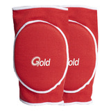 Rodilleras Gold Voley Unisex Voley Rojo Talle M