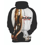 Blusa Moletom Agasalho Casaco Banda Avril Lavigne Rock 03