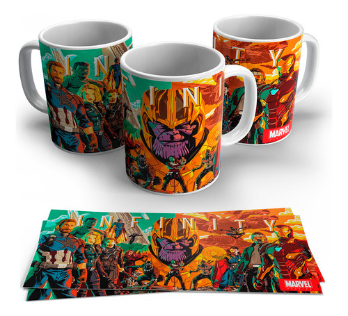 Taza De Ceramica Marvel Ucm Infinity War