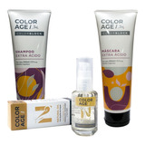 Color Age Shampoo Y Mascara X230ml Extra Acido + Serum Argan