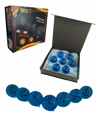 Esferas Del Dragon X7 Dragon Ball Z Gt Esferas Azul 4x4cm