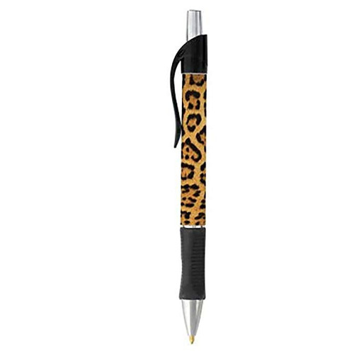 Leopardo Del Estampado De Animales Pen - Negro O Azul De Esc