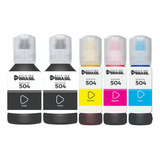 Tinta Compatível P/ Epson 5 Refil 504 L4150 L4160 L4260 Cmyk