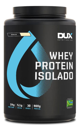 Dux Whey Protein Isolado Baixo Carbo 24g Proteína Dose -900g