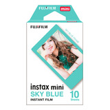 Filmes Instax Mini Sky Blue Com 10 Fotos