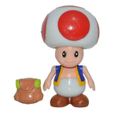 Figura Juguete Super Mario Bros Toad Hongo