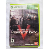 Armored Core Veridict Day Xbox 360