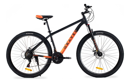 Bicicleta De Montaña Mtb Everest R27.5 21v Shimano Disco Color Naranja Tamaño Del Cuadro M