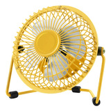 Ventilador De Escritorio Chchmu Usb 4 Pulgadas Amarillo