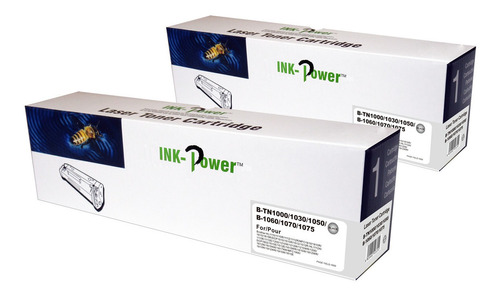 2 Toner Tn1060 Ink-power Para Brother Hl1202 1212w 1112 1512