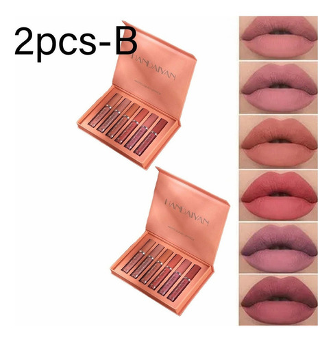 Juego De Cosméticos De Labios Mate De 12 - g a $185