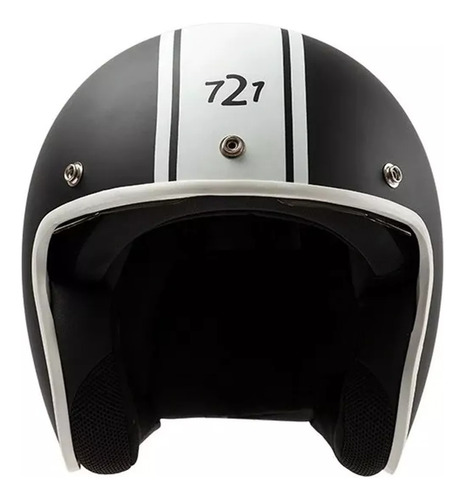 Casco Abierto Hawk 721 Challenger Negro 