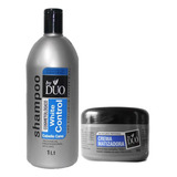 Shampoo 1l Matizador Capilar + Crema Azul Dúo 200g