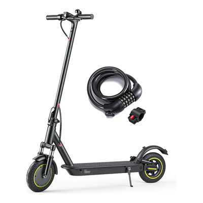 Patinete Eléctrico,doble Suspensión,10 Pulgada Neumático,app Negro