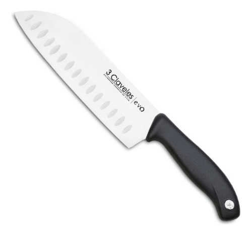 Cuchillo Cocinero 18cms Santoku 3 Claveles Evo #1356 Premium