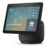 Echo Show 10 3rd Gen Com Assistente Virtual Alexa, Display Integrado De 10.1  - Charcoal 110v/240v