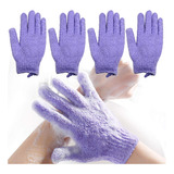 Guantes Exfoliantes De Lufa Para Baño, Manoplas De Lavado Co